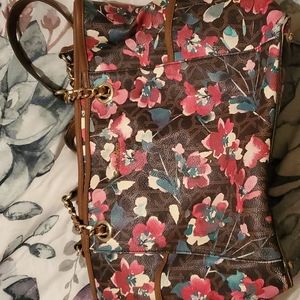 Calvin Klein floral medium size purse